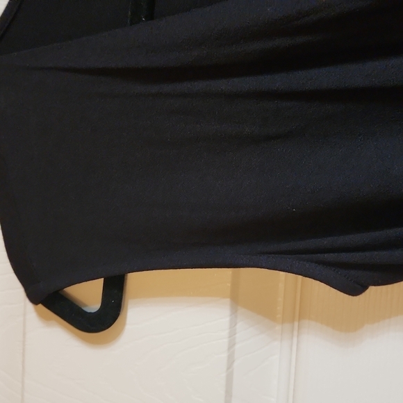 Iman Black Cap Sleeve Top  Size S - Picture 4 of 7